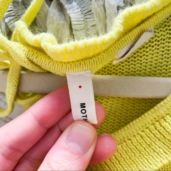 Anthropologie Moth Addie Collar Knit Green Top - Picture 3 of 7